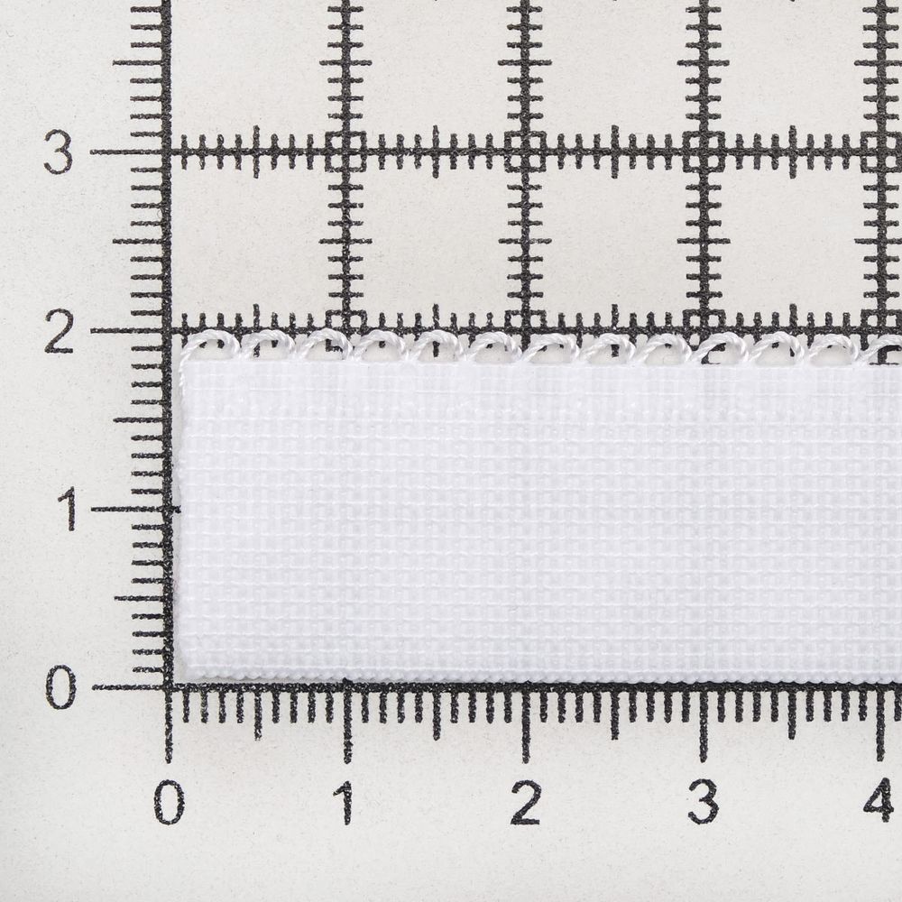 Резинка бельевая (отделочная) становая 20.0 мм / 50 метров, белый