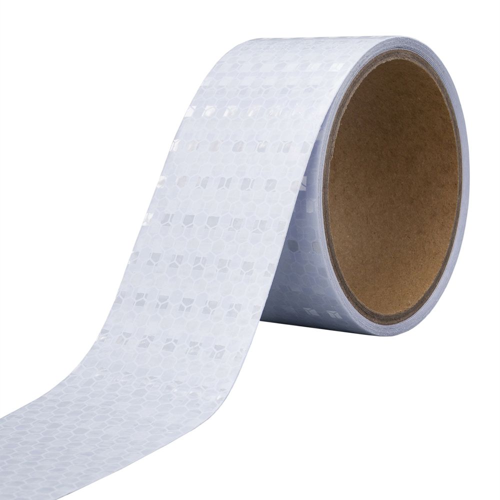 Лента светоотражающая самоклеящаяся 50.0 мм / 3 метра, белый металлик, 6830-0034