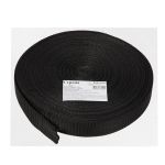 Стропа (ременная лента) 30 мм / 25 метров, толщ. 0.94 мм, [17.1 г/пог.м], 100% п/п, черный, Gamma 3075