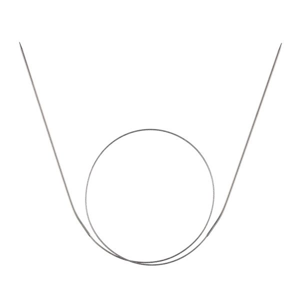 Спицы круговые металл ⌀1.2 мм, 50 см, 1 шт, с металлической леской, Gamma MKJ-R