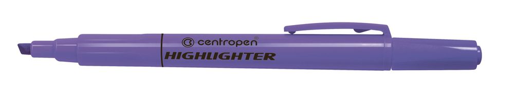 Текстовыделитель флуоресцентный 8722/1 1-4 мм, 10 шт, 8722/1 фиолетовый, Centropen 8722/1