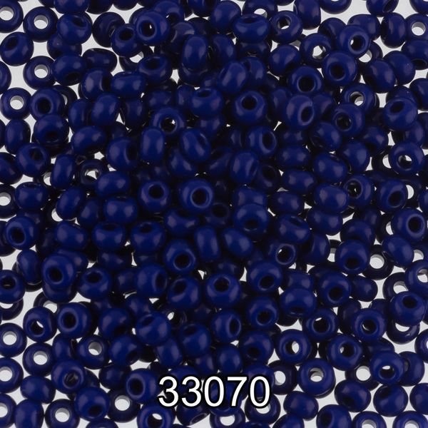 Бисер Preciosa 10/0 (2.3 мм), 500 г, 33070 (Ф105) т.васильковый
