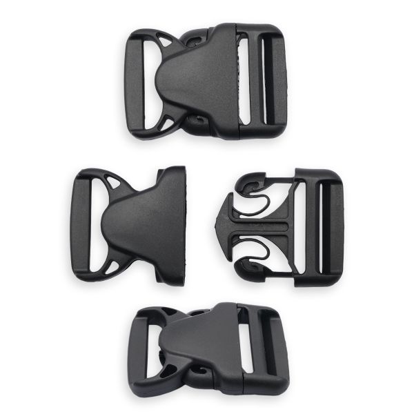 Фастекс (пряжка трезубец) пластик 40 мм, 20 шт, черный