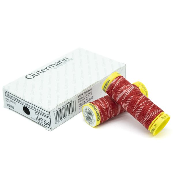 Нитки отделочные Gutermann Deco Stitch 70, multicolor, 70м, 9984, 5 катушек