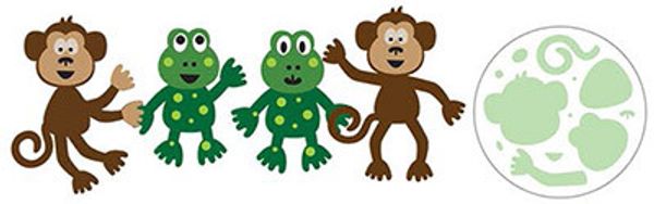 Фигурный дырокол 6.3 см, MPB-63 05 Обезьянка, Mr.Painter MPB-63