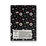 Бизнес-блокнот, мат. лам. + выбор. лак, тониров. блок, евроформат 64 л. 24 шт, французская клетка, Нажми на плей 000909, Светоч 64ББТ_93_5_0