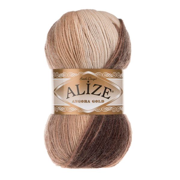 Пряжа Alize (Ализе) Angora Gold Batik / уп.5 мот. по 100 г, 550м, 6779 секционный A