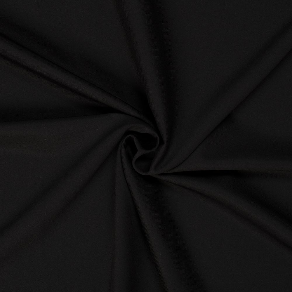 Ткань костюмная 174 г/м², 150х150±2 см, 01 черный/black, Gamma SUTF-001N