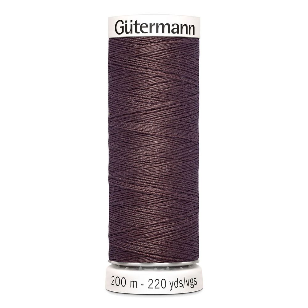 Нитки универсальные Gutermann Sew-all 100 (200 метров), 5 кат. | 883 т.горький шоколад
