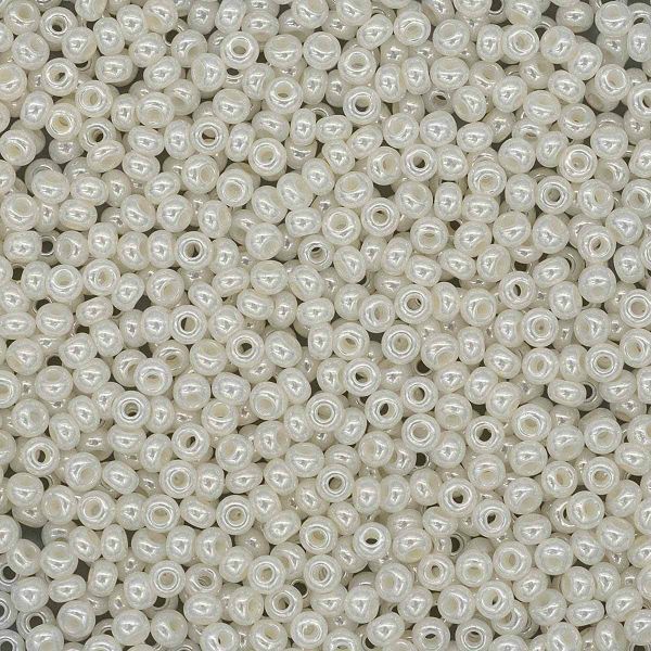 Бисер Preciosa жемчужный 10/0 (47102), круг. отв., 500гр (Ч)