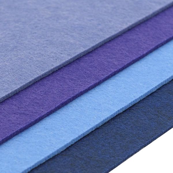 Фетр листовой жесткий 3.0 мм, 20х30см, 4 шт, Astra&Craft, 4