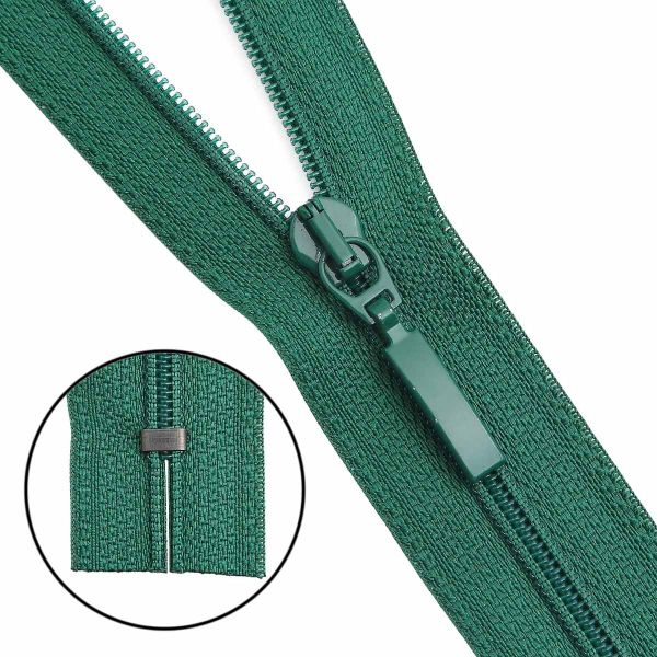 Молния спираль (витая) Arta Т5 (5 мм) 1 зам., н/раз., 18 см, цв. 529 зеленый, уп.10 шт