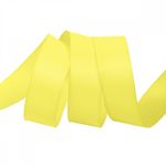 Лента репсовая (в рубчик) 25.0 мм цв. 640 желтый уп.22.86м (±1м)