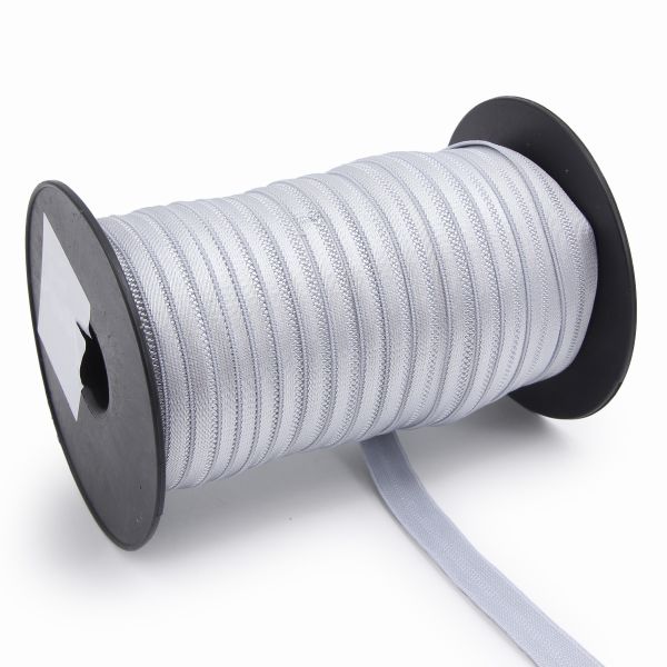 Резинка бельевая (бретелечная) 15.0 мм / 50 метров, св.серый, (ML207.015)