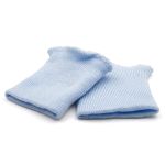 Манжеты трикотажные 8.0х9.5 см, 1 пара, средней плотности 14 кл, 1х1, в-84 кристально-голубой