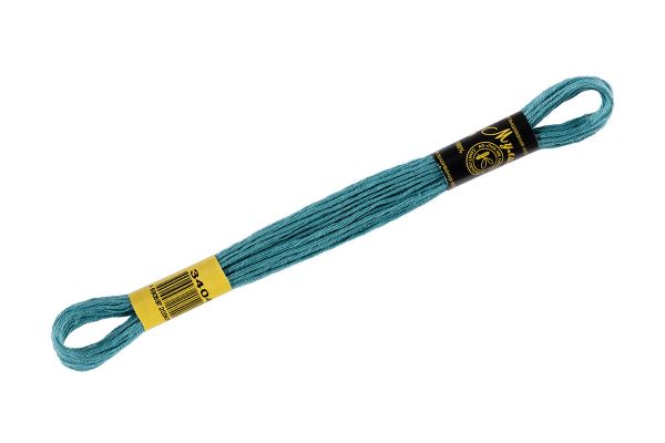 Мулине ПНК им.Кирова цв.3404 мор.волна, Россия, 24 мотка по 8 метров