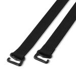 Бретели для бюстгальтера регулируемые 10 мм, 23-45 см, черный, 1 пара, UDART01