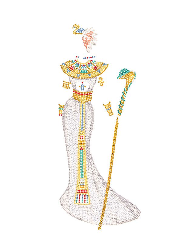 Алмазная (кристальная) мозаика Фрея, Египтянка, 30х40 см