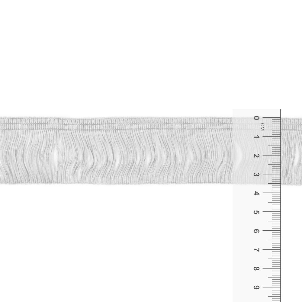 Бахрома отделочная 35.0 мм / 25 метров, 001 белый, Gamma 110