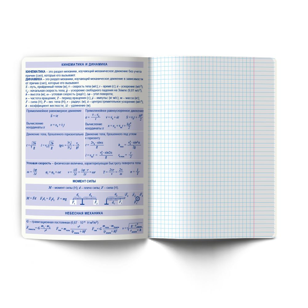 Тетрадь со справочным материалом Капсула знаний, A5 48 л. на скобе 60 г/м², белизна 90% 10 шт клетка, 01793 Капсула знаний Физика, Светоч Т276