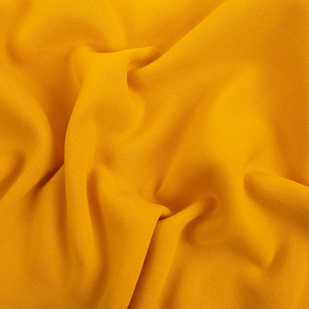 Футер 2-нитка с начесом 275 г/м², 150х180±5 см, желтый/yellow, Gamma DBKTN