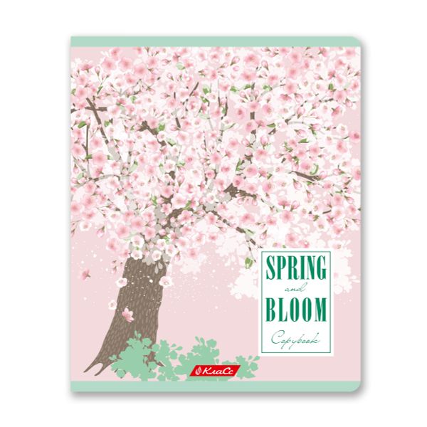 Тетрадь ученическая общая, софт-тач ламинация, A5+ 96 л. на скобе 60 г/м², белизна 100%, 5 шт, клетка в термоусадочной пленке, 000787 Розовая дымка, Светоч 96ТЕТк-006