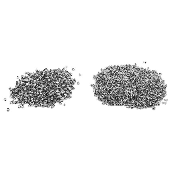 Хольнитены ⌀5 мм, h=5 мм, металл, New Star №00, никель, уп.≈5000 шт