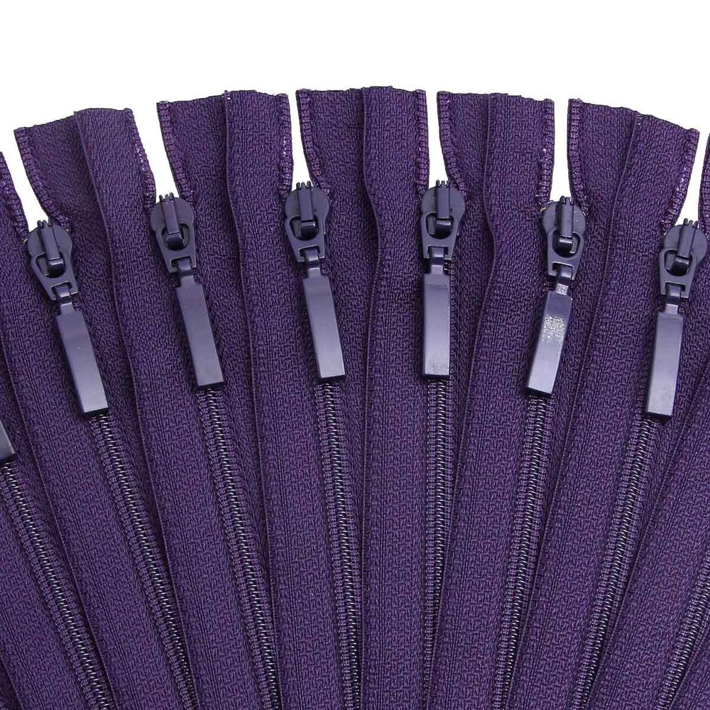 Молния спираль (витая) Arta Т5 (5 мм) 1 зам., н/раз., 18 см, цв. 867 фиолетовый, уп.10 шт