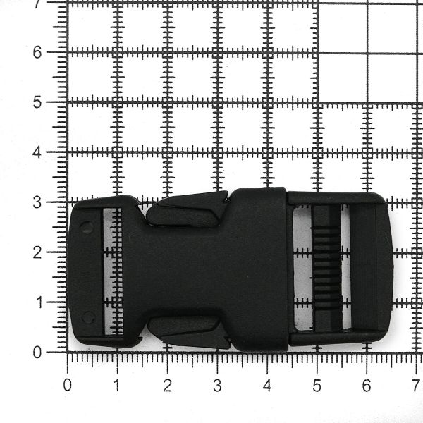 Фастекс (пряжка трезубец) пластик 25 мм, 1 шт, черный, Hobby&Pro