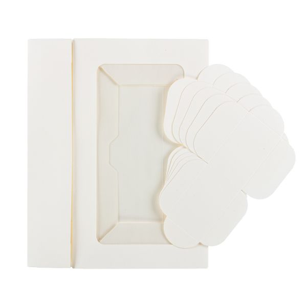 Коробка для 5 эклеров 25х15х5 см, белый, S-Chief BFC-040