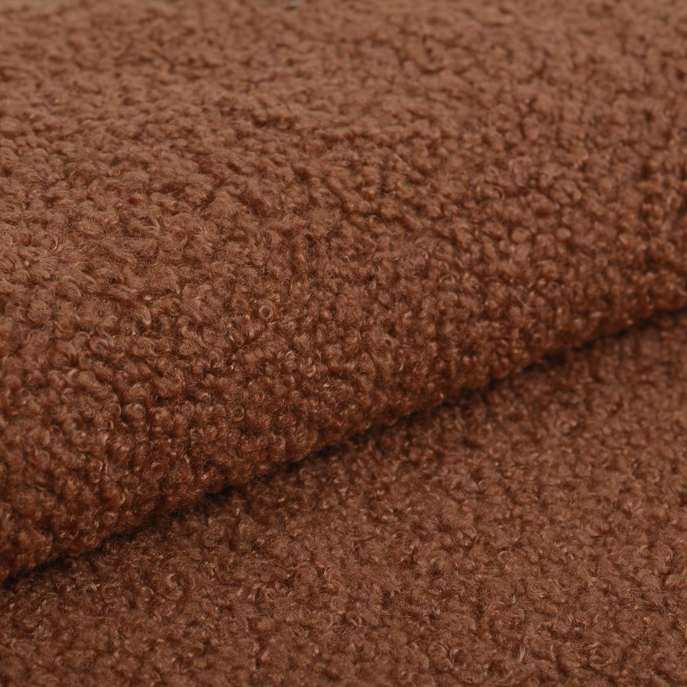 Мех трикотажный 280 г/м², шир.165см, цв.коричневый, 20м /TOS/