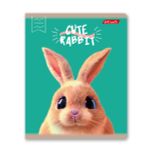 Тетрадь ученическая общая, глянцевая ламинация, A5+ 48 л. на скобе 65 г/м², белизна 100%, 10 шт, клетка в термоусадочной пленке, 000735 Мордашки, Светоч 48ТЕТк-004