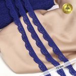 Кружево эластичное (стрейч) 8031 15мм цв.F223 синий ультрамарин, 50м, Kruzhevo