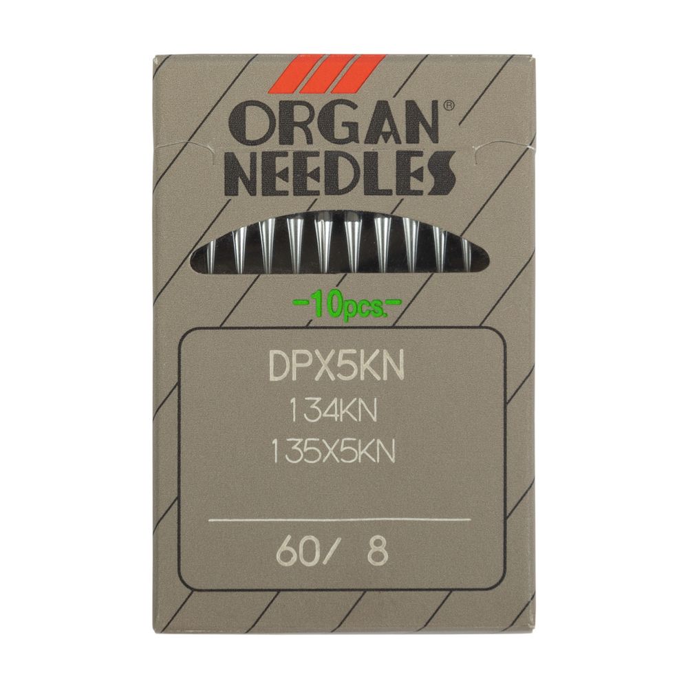 Иглы для промышленных швейных машин Organ DPх5KN 10 шт, 060