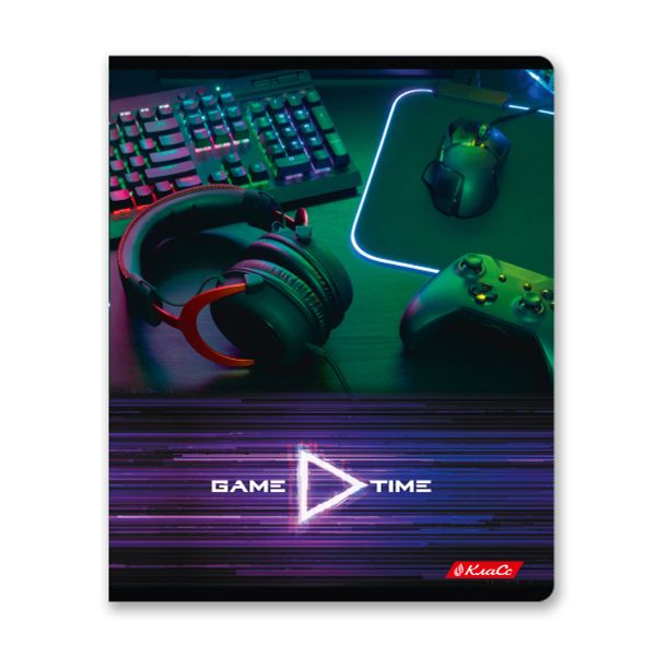 Тетрадь ученическая общая, A5+ 48 л. на скобе 65 г/м², белизна 100%, 10 шт, клетка в термоусадочной пленке, 000732 Виртуальная реальность, Светоч 48ТЕТк-001