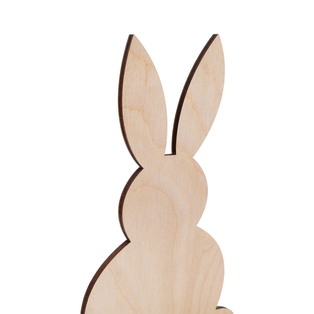 Заготовка из фанеры Заготовка на подставке 26х18.3х0.3 см, Заяц, Mr.Carving, БА-74