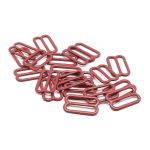 Рамки-регуляторы для бюстгальтера металл 15.0 мм, 20 шт, C520 темно-красный, ГВ1008