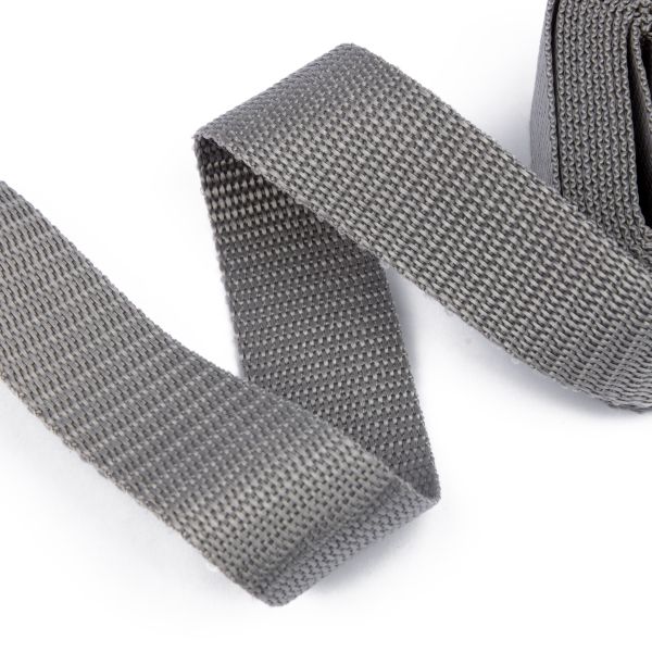 Стропа (ременная лента) 30 мм / 5х2.5 метра, фасовка, серый, 3713 (3075_3590)