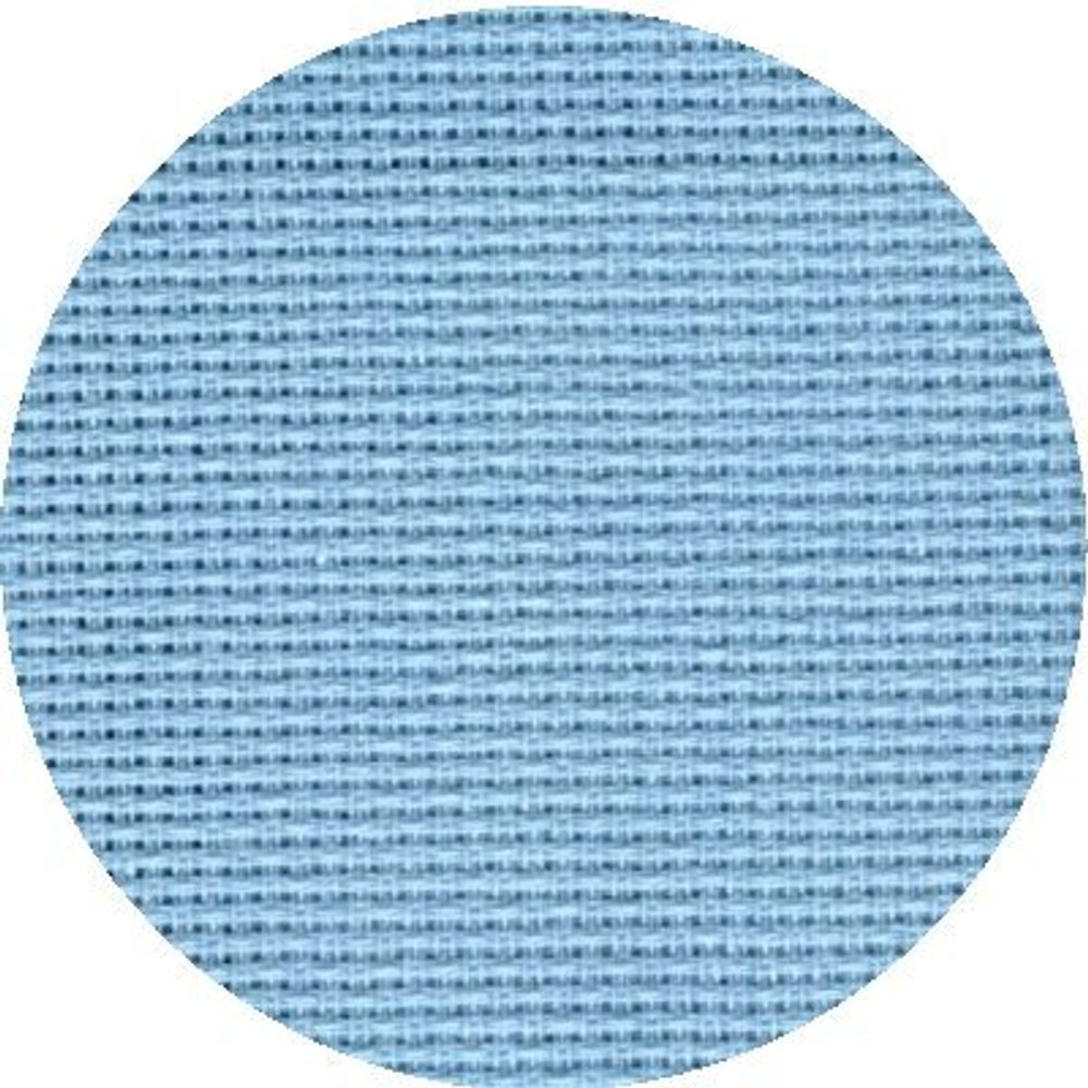 Канва для вышивания крупная, 854 (10х44кл) 40х50 см, цв. 182 голубая