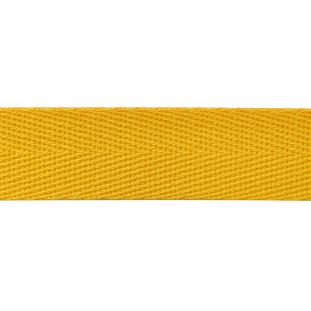 Тесьма (лента) киперная п/э 18 мм, 07-1018 (07 св.желтый), 50 м