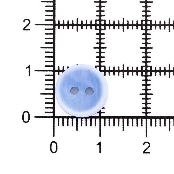 Пуговицы 2 прокола 18L=11 мм, col.04 голубой, 72 шт, CN2847