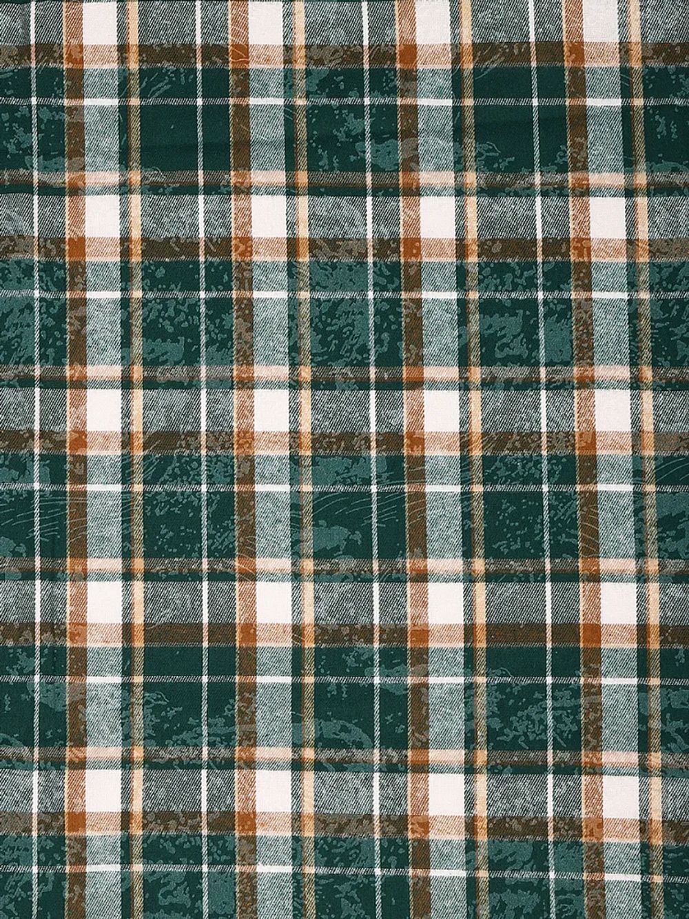 Фланель рубашечная вареная 150 г/м², 150 см / 2 метра, TBY.Fl.T497 зеленый