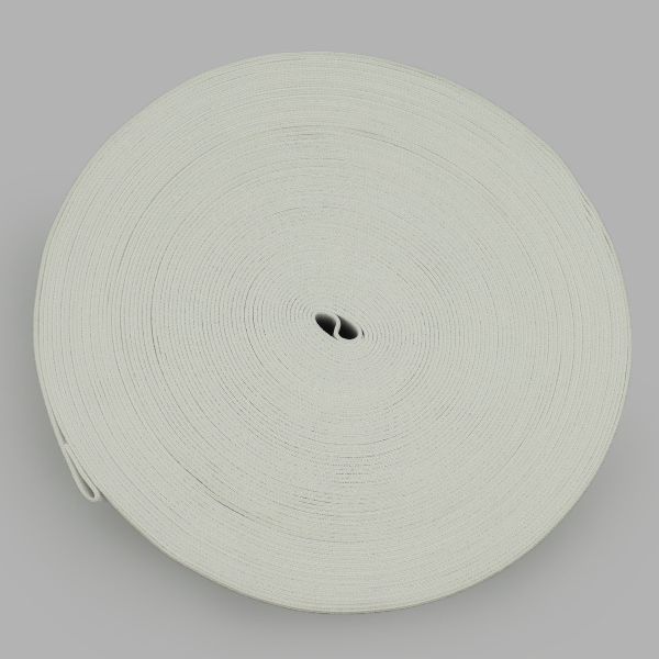 Резинка башмачная 60.0 мм / 25 метров, белый, 560Б