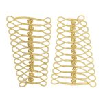 Сутажная застежка, 18х11 см (золото), NO.6