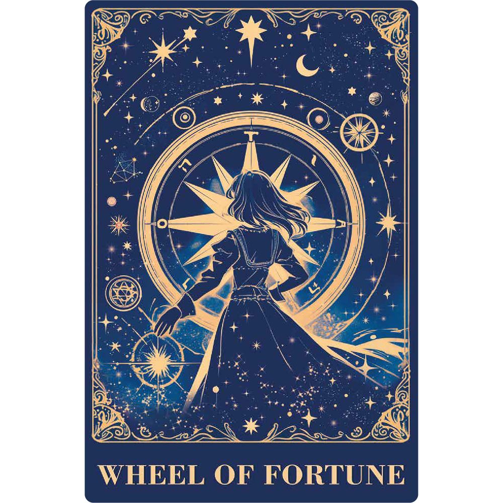 Пазл фигурный деревянный 156 элементов, PZLF-027 Звездное Таро. Колесо Фортуны, Фрея