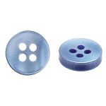 Пуговицы 4 прокола 18L (11мм), пластик (col.04 синий), CN_2846, 72 шт