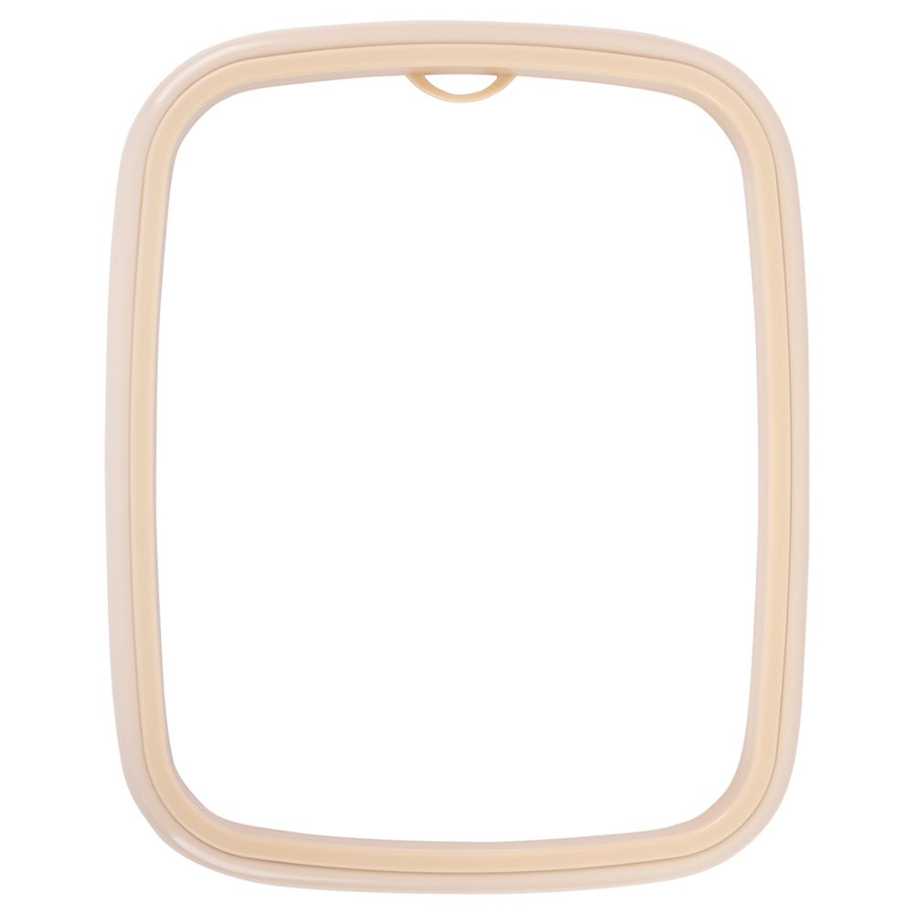 Пяльцы-рамка прямоугольные пластик 155х195 мм, 1 шт, 01 кремовый, Gamma ПКБ-2