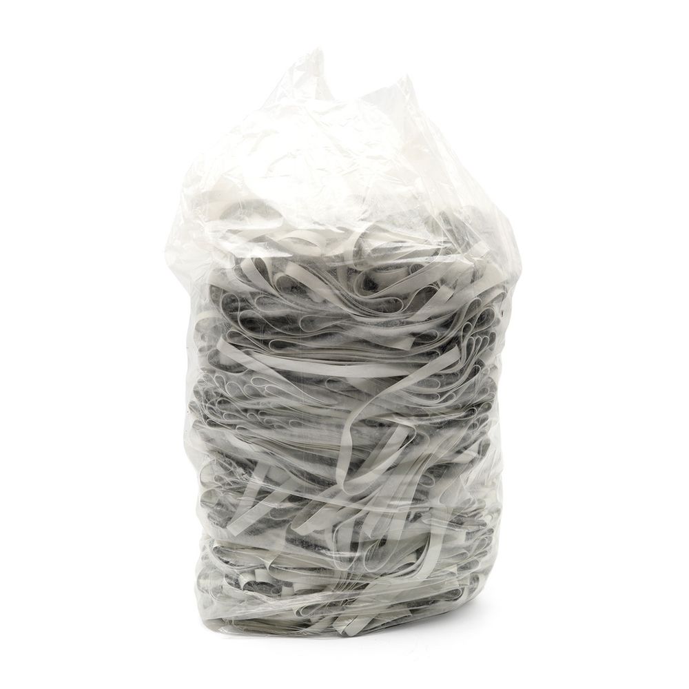 Резинка латексная гладкая 8.0 мм / 5 кг (≈ 775 метров), толщ. 0.6 мм, белый