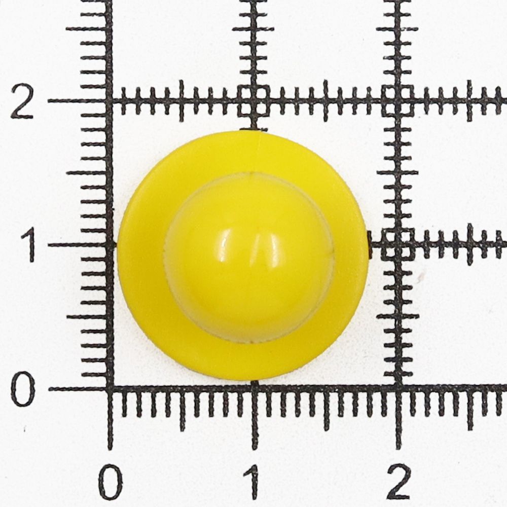 Пукля поварская, цветная, 10 мм (22 желтый) П-10, 500 шт