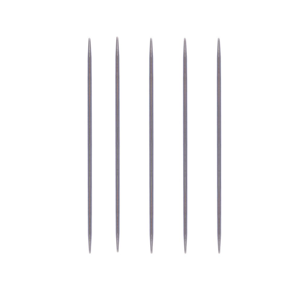 Спицы чулочные металл ⌀3.0 мм, 15 см, 5 шт, Gamma MK5-15